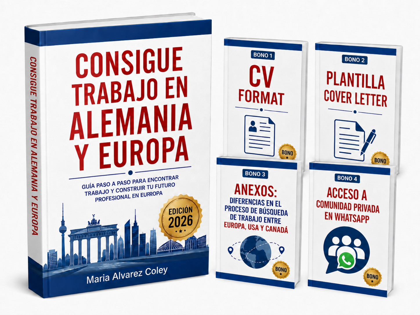 Mockups de los bonos incluidos